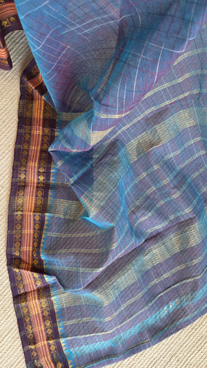 'ESHITHA' Handwoven Cotton Narayanpet Saree