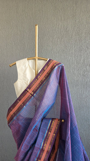 'ESHITHA' Handwoven Cotton Narayanpet Saree