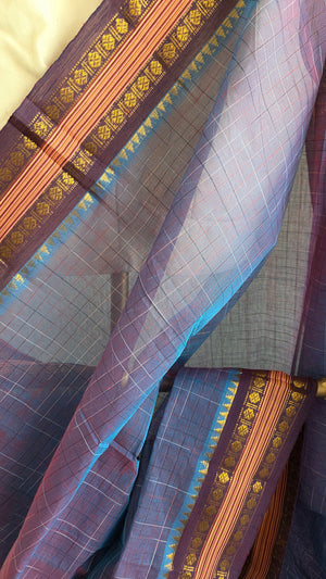 'ESHITHA' Handwoven Cotton Narayanpet Saree