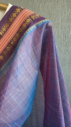 'ESHITHA' Handwoven Cotton Narayanpet Saree