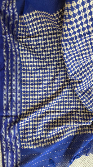 'JAGADHATRI' Handwoven Begumpuri Saree