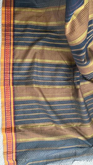 'MOUNIKA' Handwoven Cotton Narayanpet Saree