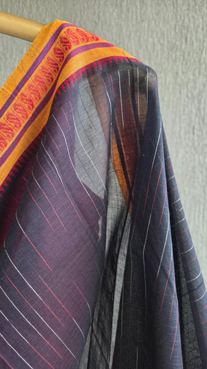 'MOUNIKA' Handwoven Cotton Narayanpet Saree