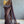 'HAIMAVATHI: PURPLE' Handwoven Tissue Silk Maheshwari Saree