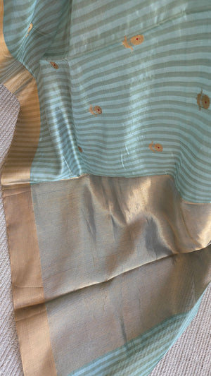 'FIDES' Handwoven Silk Chanderi Saree