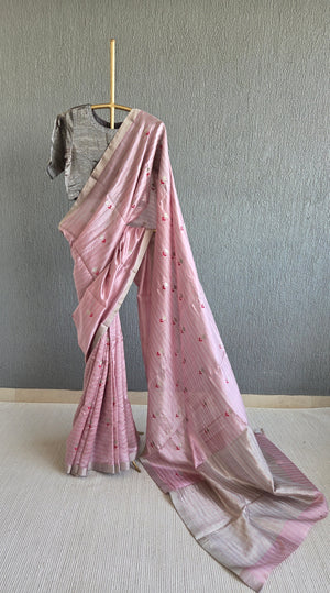 'VENUS' Handwoven Silk Chanderi Saree
