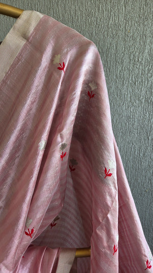 'VENUS' Handwoven Silk Chanderi Saree