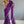 'DEVAHUTI: PURPLE' Handwoven Resham Saree