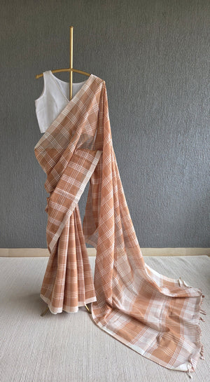 'MIND MELD' Handwoven Mangalagiri Cotton Saree