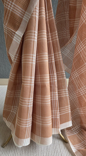 'MIND MELD' Handwoven Mangalagiri Cotton Saree
