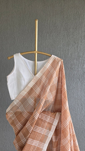 'MIND MELD' Handwoven Mangalagiri Cotton Saree