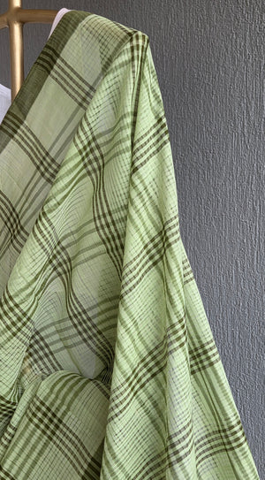 'HARD STOP' Handwoven Mangalagiri Cotton Saree