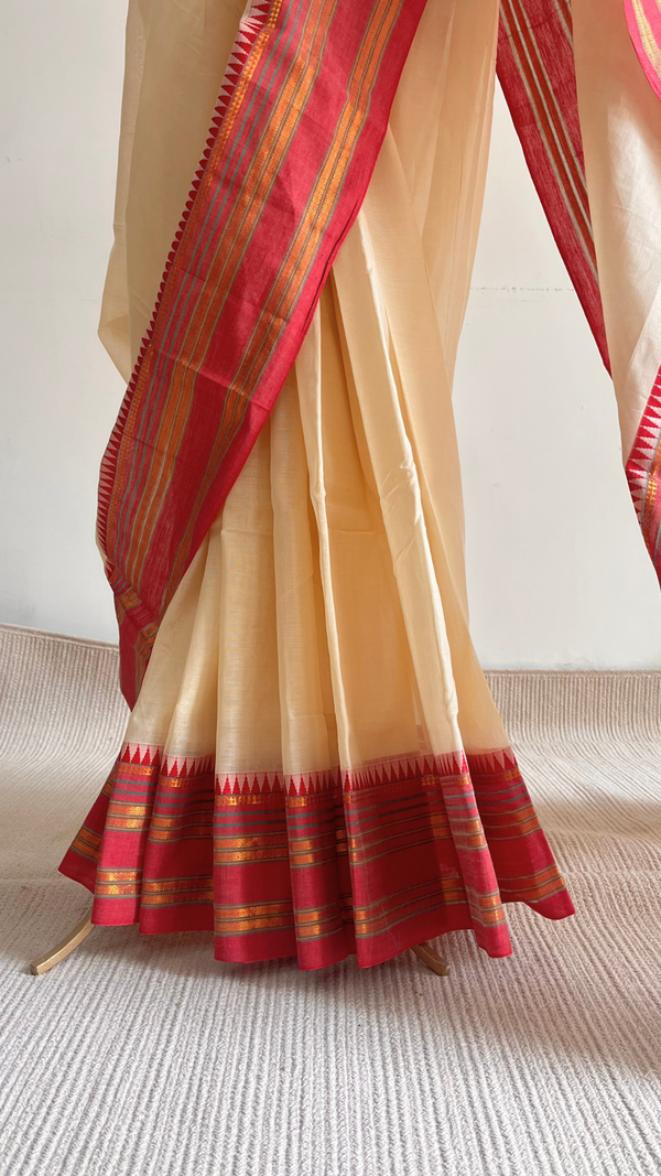'NARAYANI' Handwoven Cotton Venkatagiri Saree