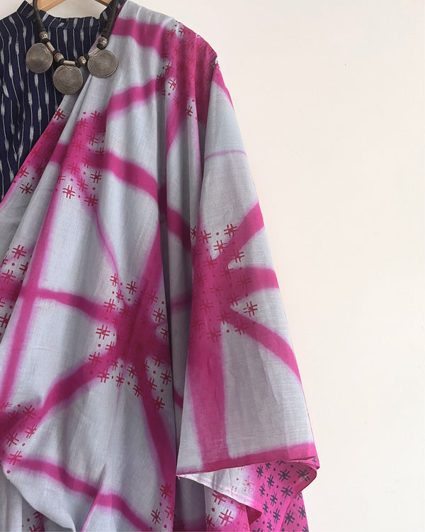 'VĀTĀ' Clamp Dyed Handwoven Cotton