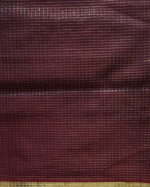 'AMBUJA' Handwoven Venkatagiri Cotton Saree