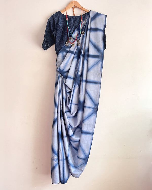 'APAS' Clamp Dyed Handwoven Cotton