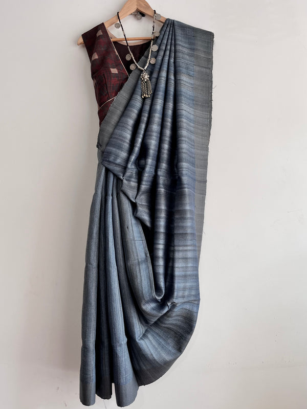 'MAGAHI' - Handwoven Bhagalpuri Tussar Silk