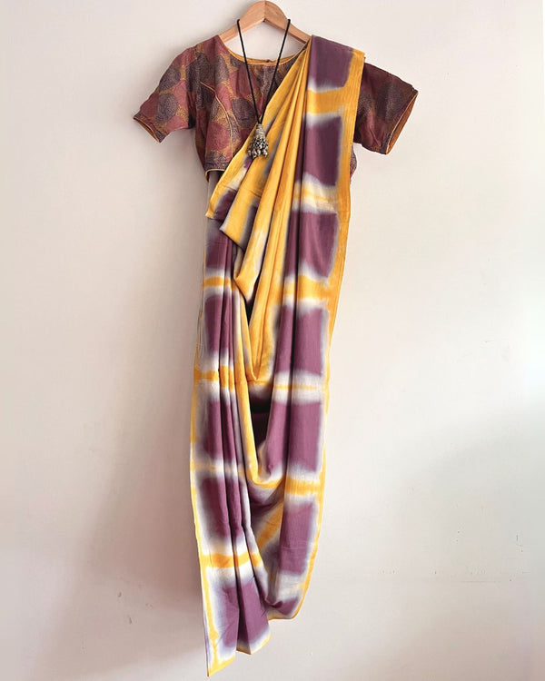 'ANILA' Clamp Dyed Handwoven Cotton