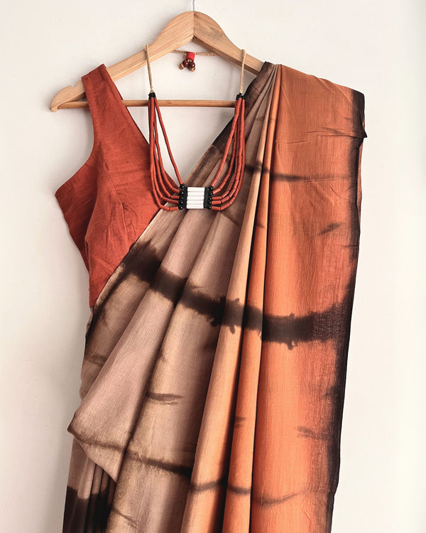 'PAVANA' Clamp Dyed Handwoven Cotton