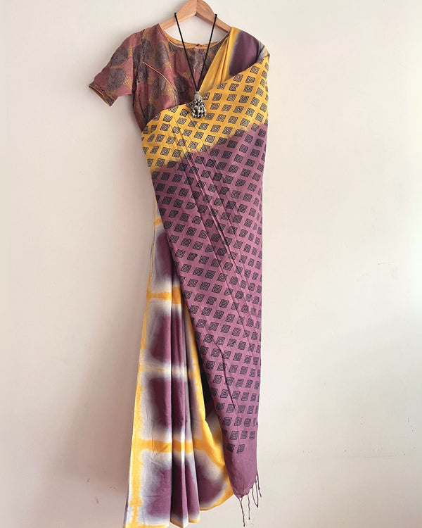 'ANILA' Clamp Dyed Handwoven Cotton