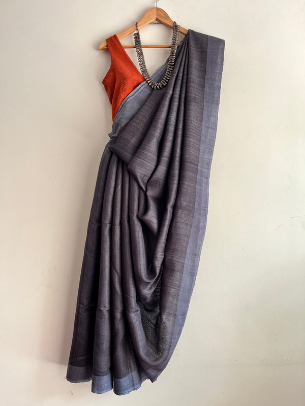 'APBHRAMSA' - Handwoven Bhagalpuri Tussar Silk