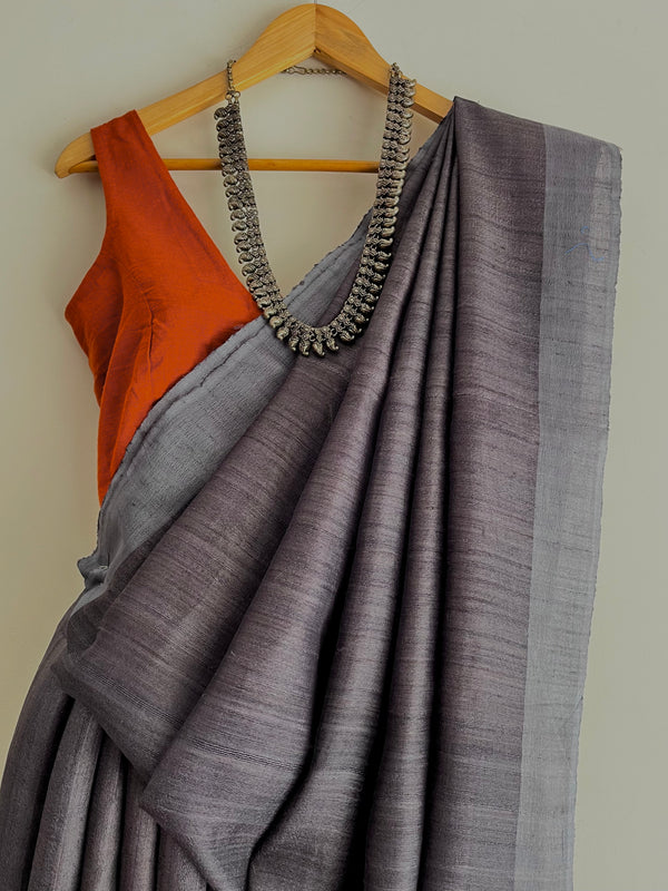 'APBHRAMSA' - Handwoven Bhagalpuri Tussar Silk