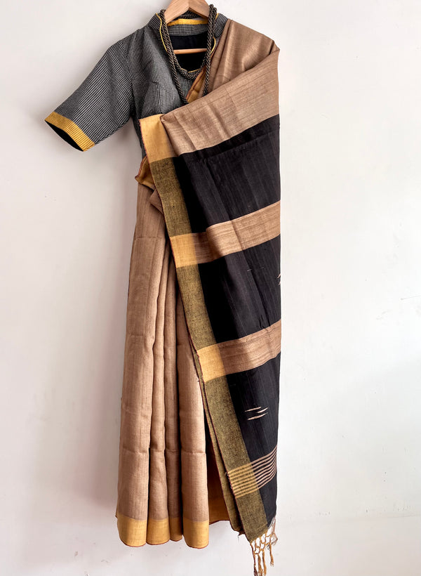 'THARU' - Handwoven Bhagalpuri Tussar Silk