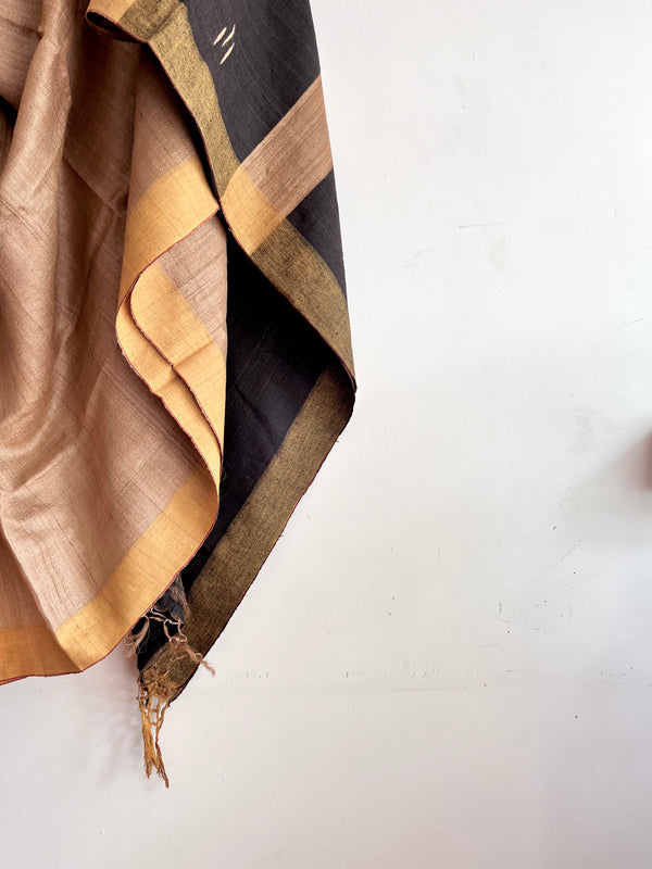 'THARU' - Handwoven Bhagalpuri Tussar Silk