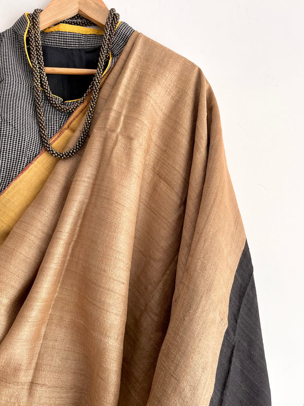 'THARU' - Handwoven Bhagalpuri Tussar Silk