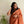 'WEB OF DREAMS: Peach' Handblock Printed Linen Saree