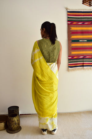 'AADEAH' Clamp Dyed Handwoven Mulberry Silk