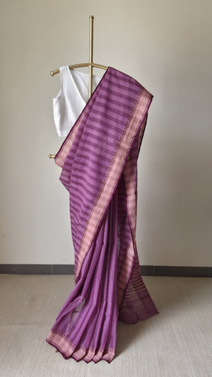 'CHABI-R GUCHHO' Handwoven Cotton Dhonekhali Saree