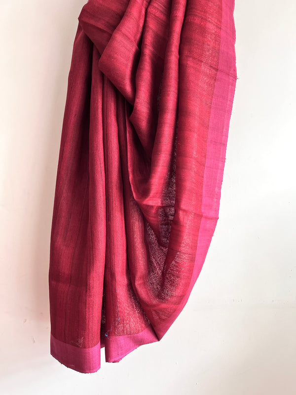 'BAJJIKA' - Handwoven Bhagalpuri Tussar Silk