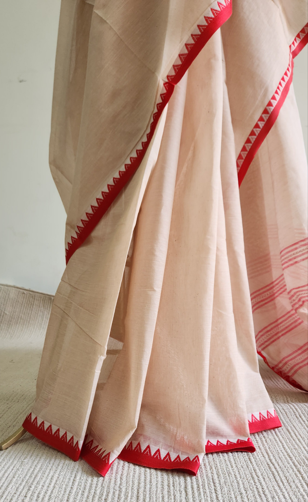 'BHAVANI' Handwoven Begumpuri Cotton Saree