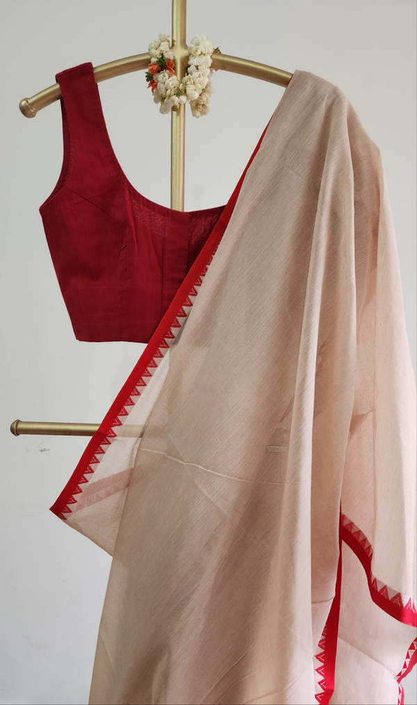 'BHAVANI' Handwoven Begumpuri Cotton Saree
