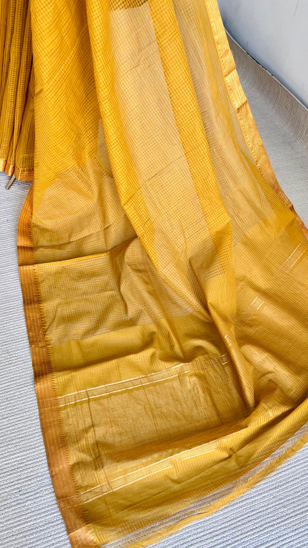 'PUSHPARAGAM' Handwoven Mangalagiri Cotton Saree