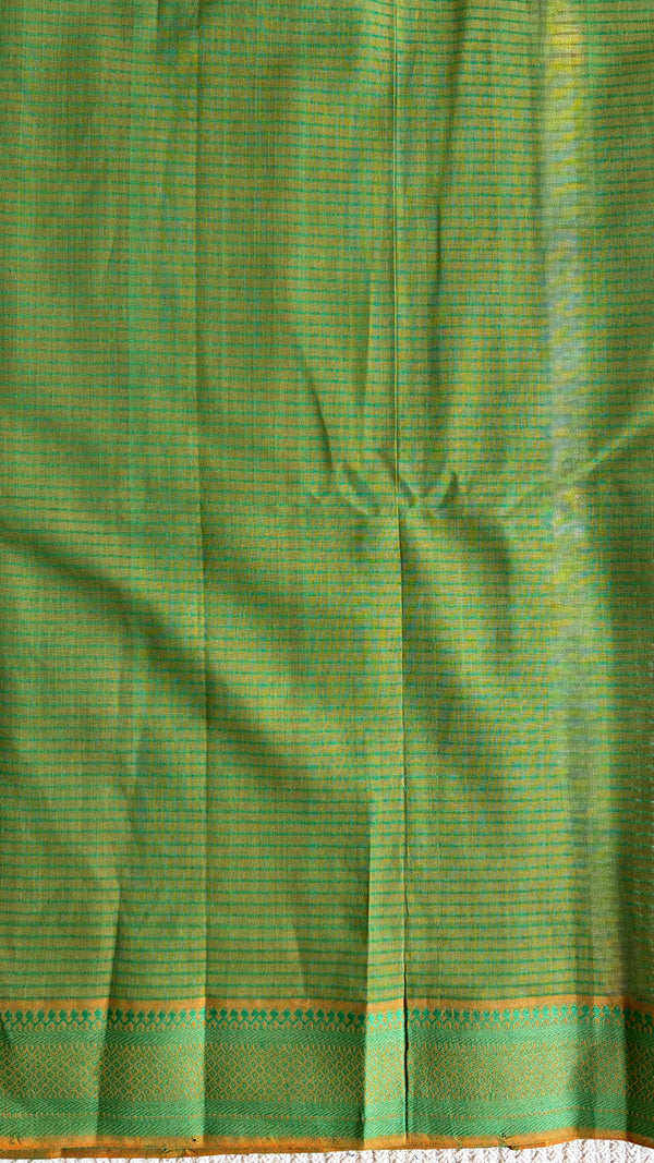 'NITYA SUMANGALI' Handwoven Mangalagiri Cotton Saree