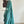 'TULA : Teal' Mangalagiri Cotton Saree
