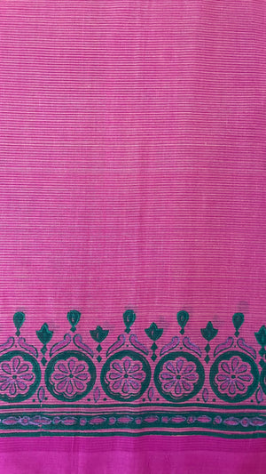'ANANTA : Beige' Mangalagiri Cotton Saree