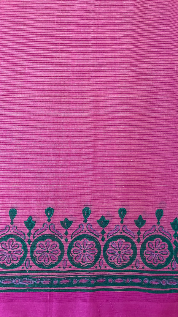 'ANANTA : Beige' Mangalagiri Cotton Saree