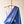 'DORA: Cobalt Blue' Handwoven Begumpuri Saree