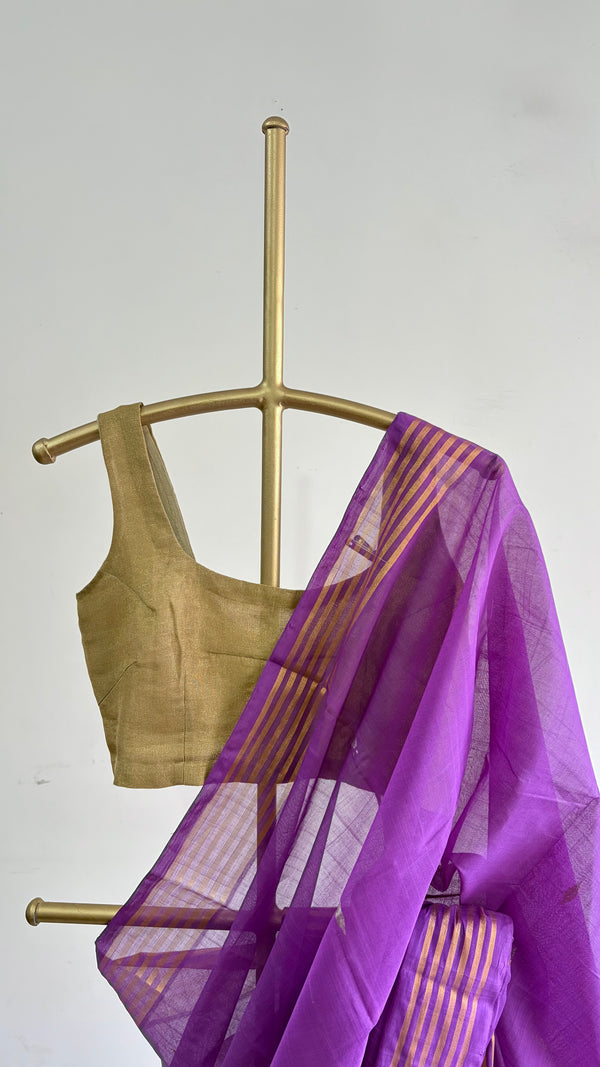 'BHARGAVI' Handwoven Venkatagiri Cotton Saree