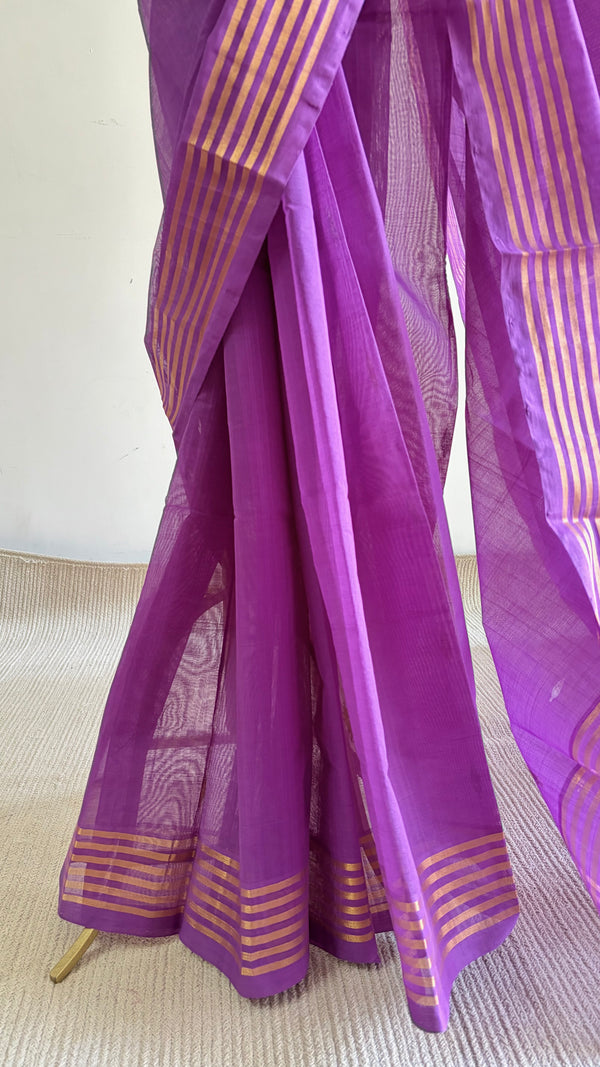 'BHARGAVI' Handwoven Venkatagiri Cotton Saree