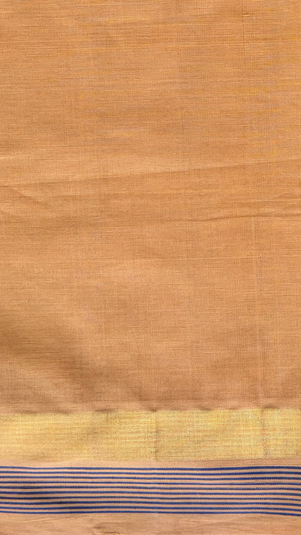 'ROMINI:Yolk' Handwoven Venkatagiri Cotton Saree
