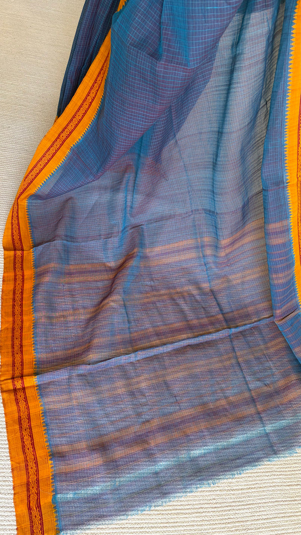 'DATURA' Handwoven Narayanpet Cotton Saree