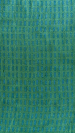 Hoo Nodi | KEPULA: Green Silk Saree