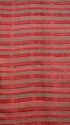 Hoo Nodi | KANAGALE: Rust Silk Saree