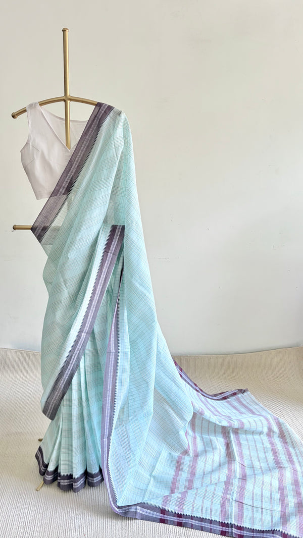 'PUSHKARA' Handwoven Narayanpet Cotton Saree