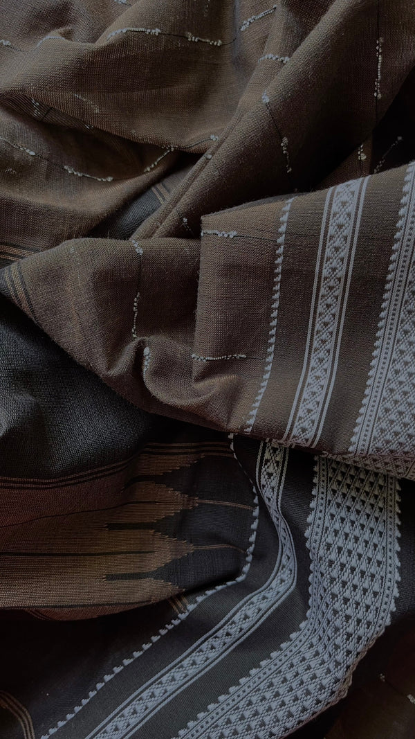 'RAMYA' Handwoven Cotton Ilkal Saree