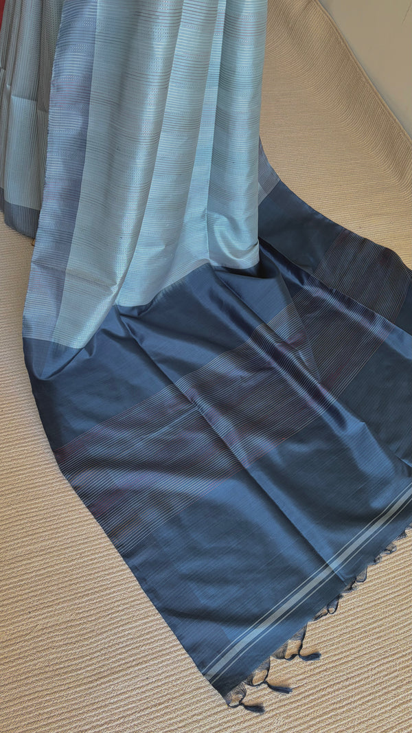 'HARYANKA' Handwoven Mulberry Silk Saree